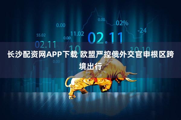 长沙配资网APP下载 欧盟严控俄外交官申根区跨境出行